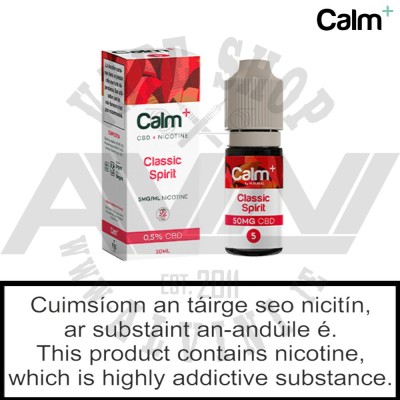 Classic Spirit - Calm+ - CBD e-Liquids