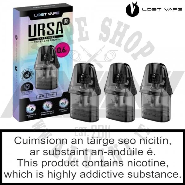 elfbar elfa master akku Lost Vape Ursa Mini Empty Pod Cartridge main image 1
