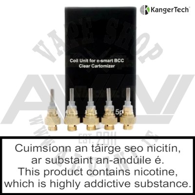 Kanger Coil Unit For E-Smart BCC Clear Clearomizer - Kanger E-Smart Coil Unit Kanger Coil Unit For E-Smart BCC Clear Clearomizer - Tanks & Clearomizers