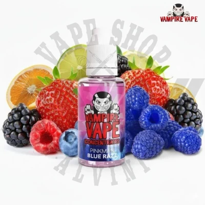 Vampire Vape Pinkman Blue Razz Concentrate 30ml – Fruity Menthol DIY Vape Flavour Vampire Vape Pinkman Blue Razz Flavour Concentrate 30ml Bottle – Mixed Fruit & Citrus DIY Vape Juice