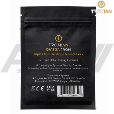 Tronian Omegatron - Triple Helix Heating Element Pack x2 - Triple Helix Heating Element Pack x2 Tronian Omegatron - Triple Helix Heating Element Pack x2 - Accessories