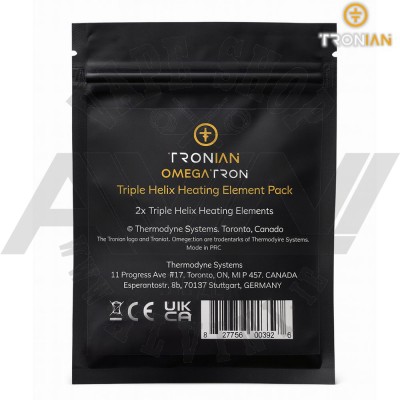 Tronian Omegatron - Triple Helix Heating Element Pack x2 - Accessories