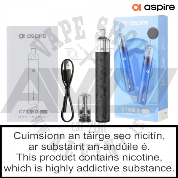 Aspire Cyber G Slim Kit 1200mAh 3ml (0.8Ω)