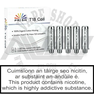 Endura T22 / T18 II Prism Coil - Regular Coils