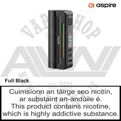 Aspire Zelos X80 Mod - Full Black Aspire Zelos X80 Mod Full Black